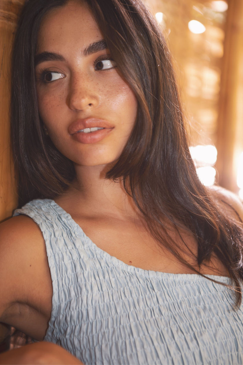 NEFELI TOP (CORNFLOWER) - RICOCHET