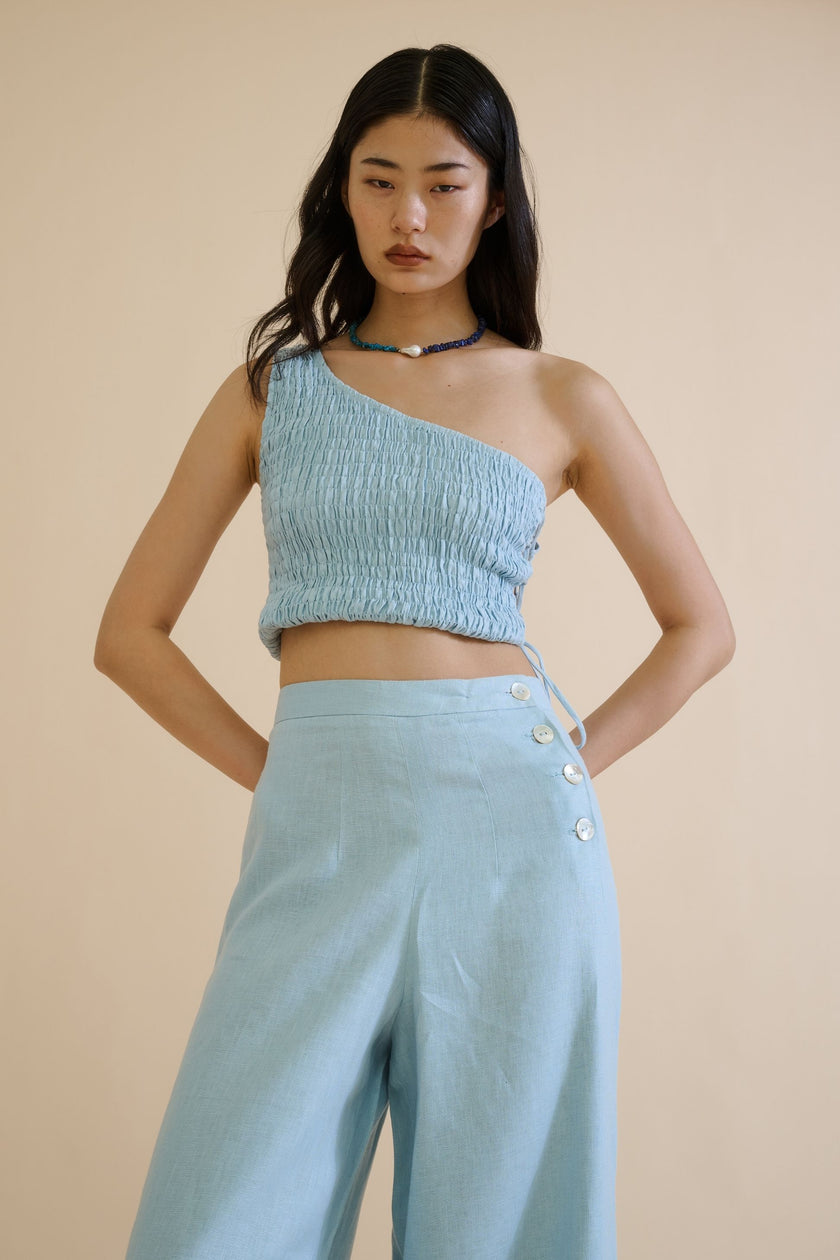 NEFELI TROUSER (CORNFLOWER) - RICOCHET