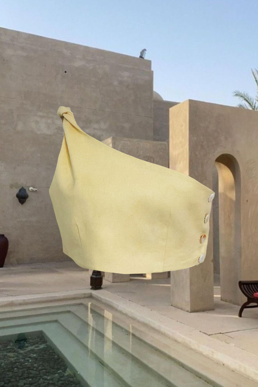 YASEMIN ONE-SHOULDER TOP - RICOCHET