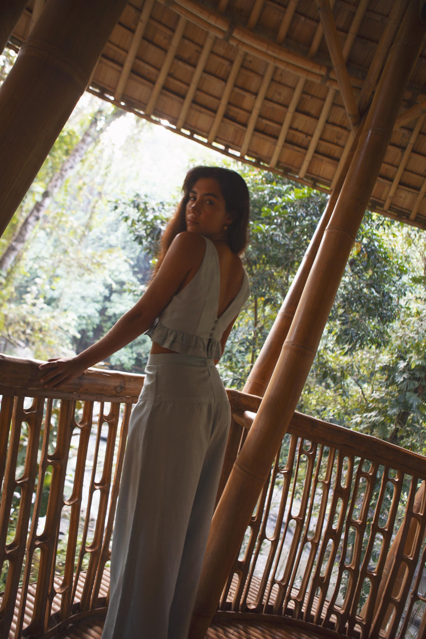 FURAHA TROUSER (CORNFLOWER) - RICOCHET