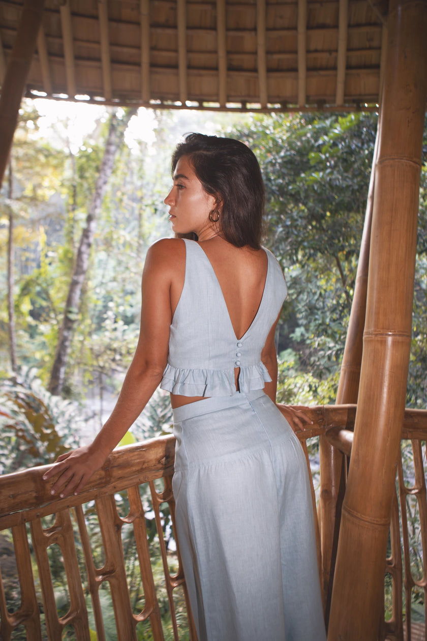 FURAHA TROUSER (CORNFLOWER) - RICOCHET