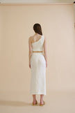 CHARMAINE SKIRT (POWDER WHITE)