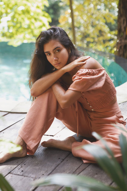 RANA TROUSER (TERRACOTTA) - RICOCHET