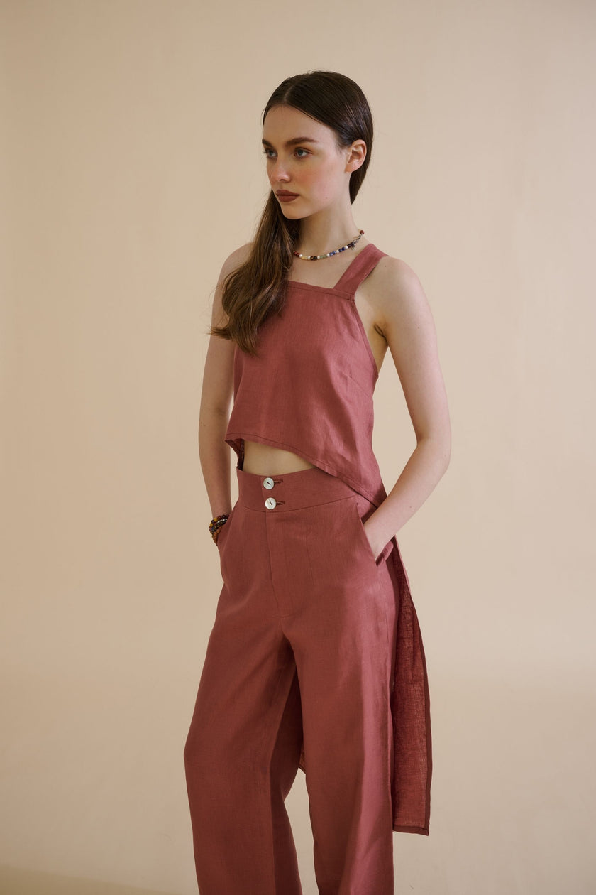 RANA TROUSER (CLAY) - RICOCHET