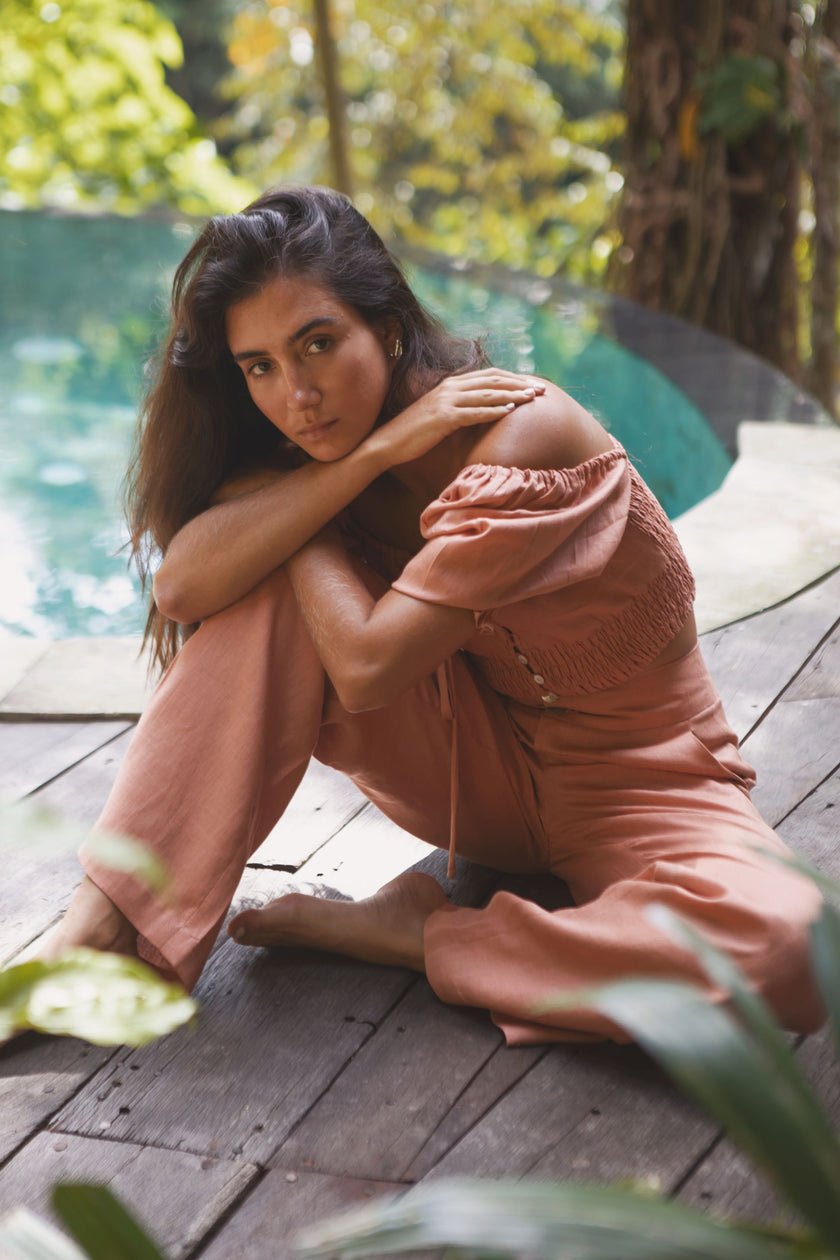 RANA TROUSER (TERRACOTTA) - RICOCHET