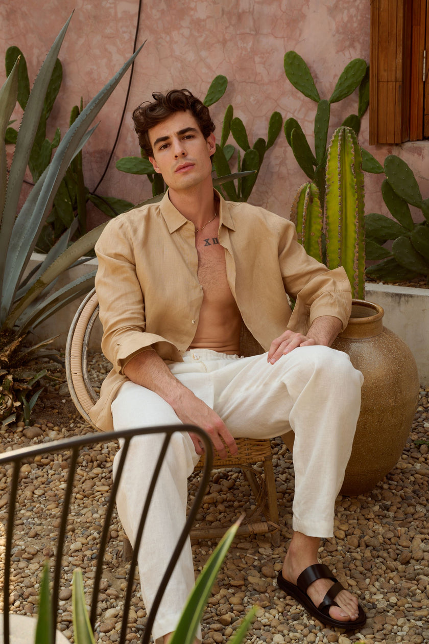 BAYRAM LINEN SHIRT - RICOCHET