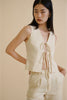 DANIELI SLEEVELESS TOP (IVORY)