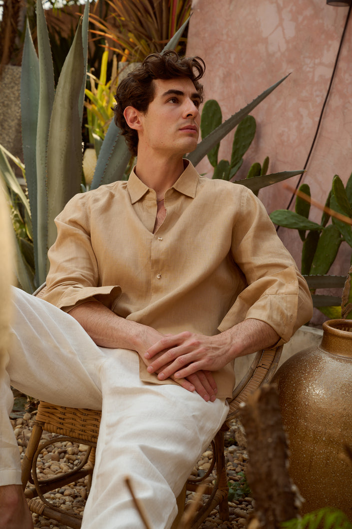 BAYRAM LINEN SHIRT - RICOCHET