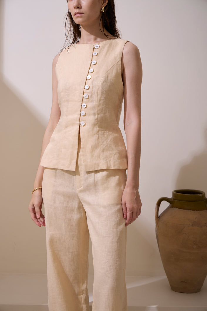 DANIELI PEARL BUTTONS TOP