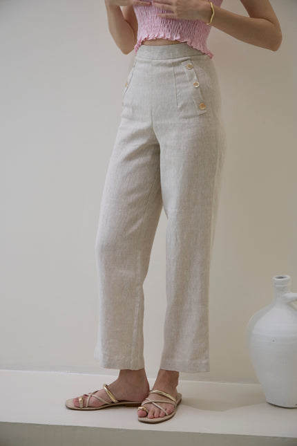 SAANVI PEARL BUTTONS TROUSER