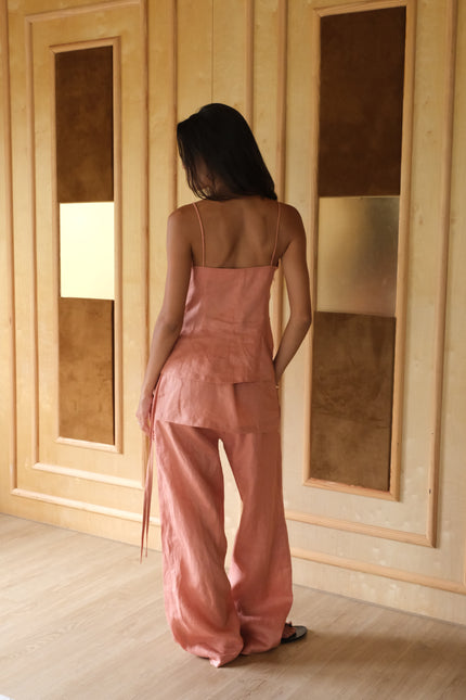 KAIA BOW TIE TOP - RICOCHET