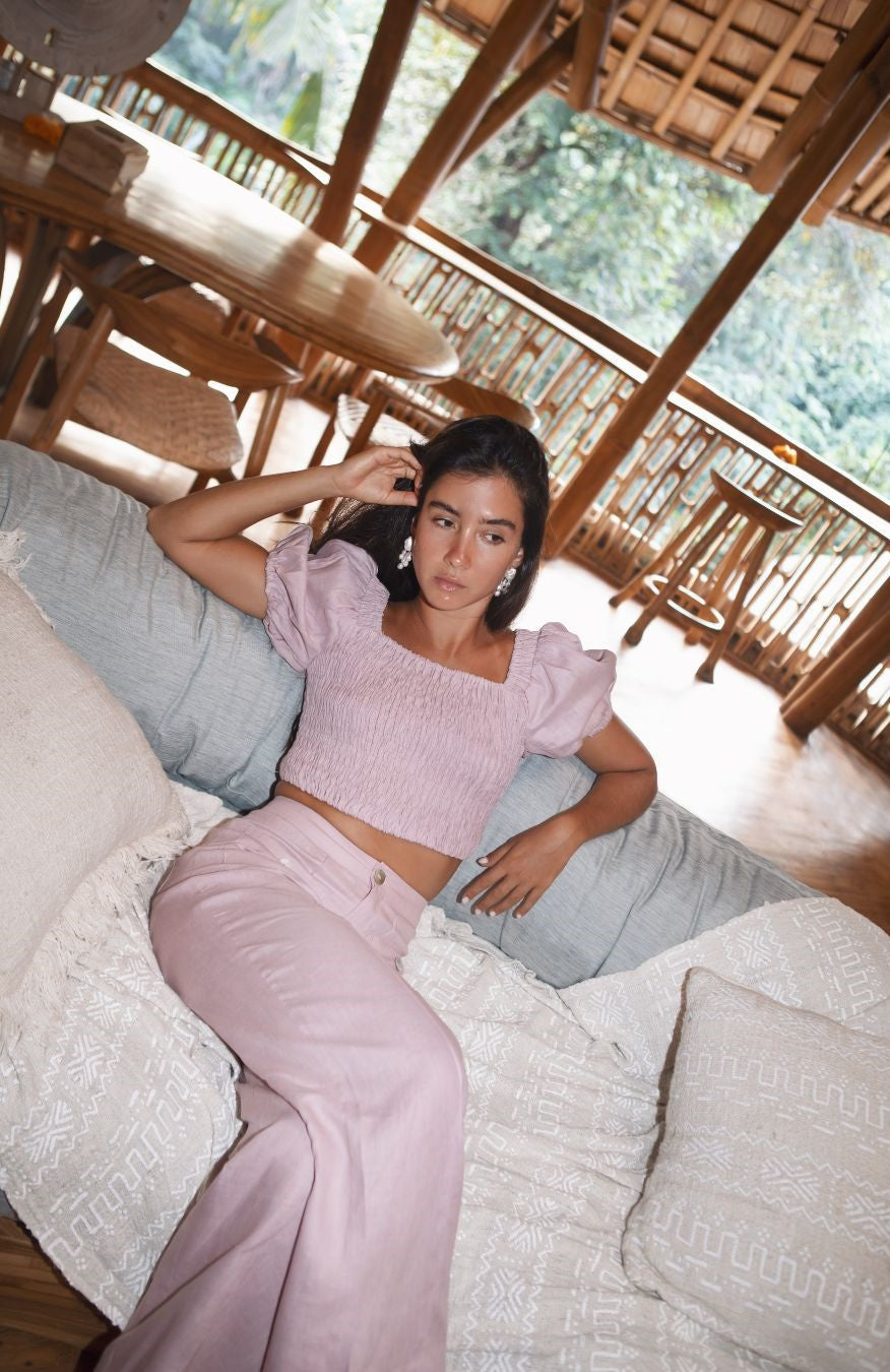 GIA TROUSER (BLUSH) - RICOCHET