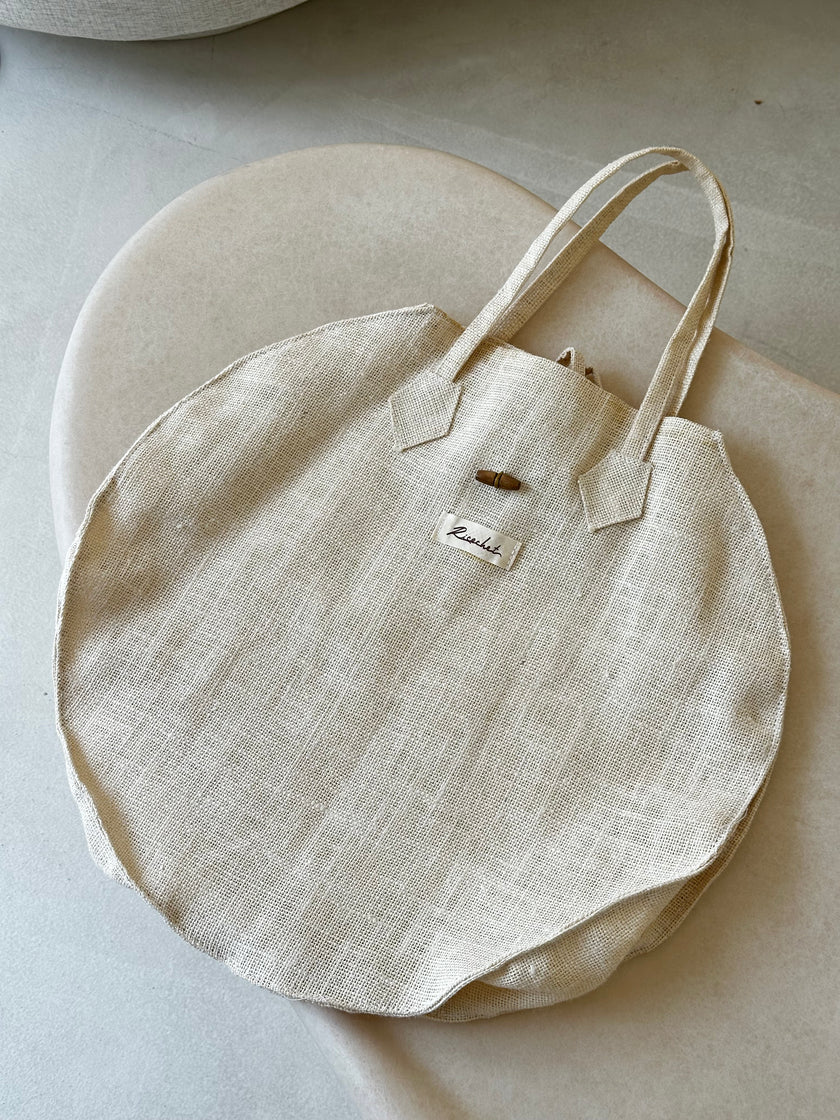 Aysun oval hemp bag