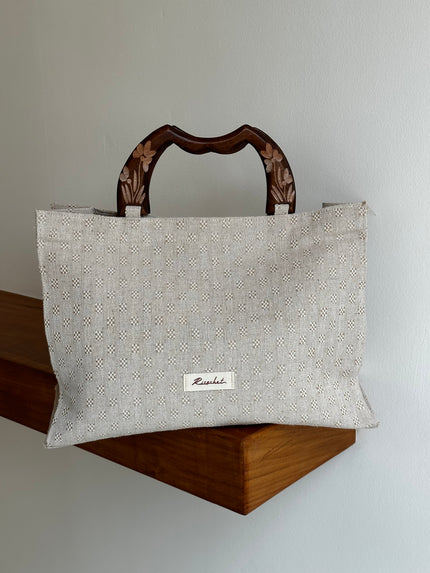 Bahiti wood handle bag