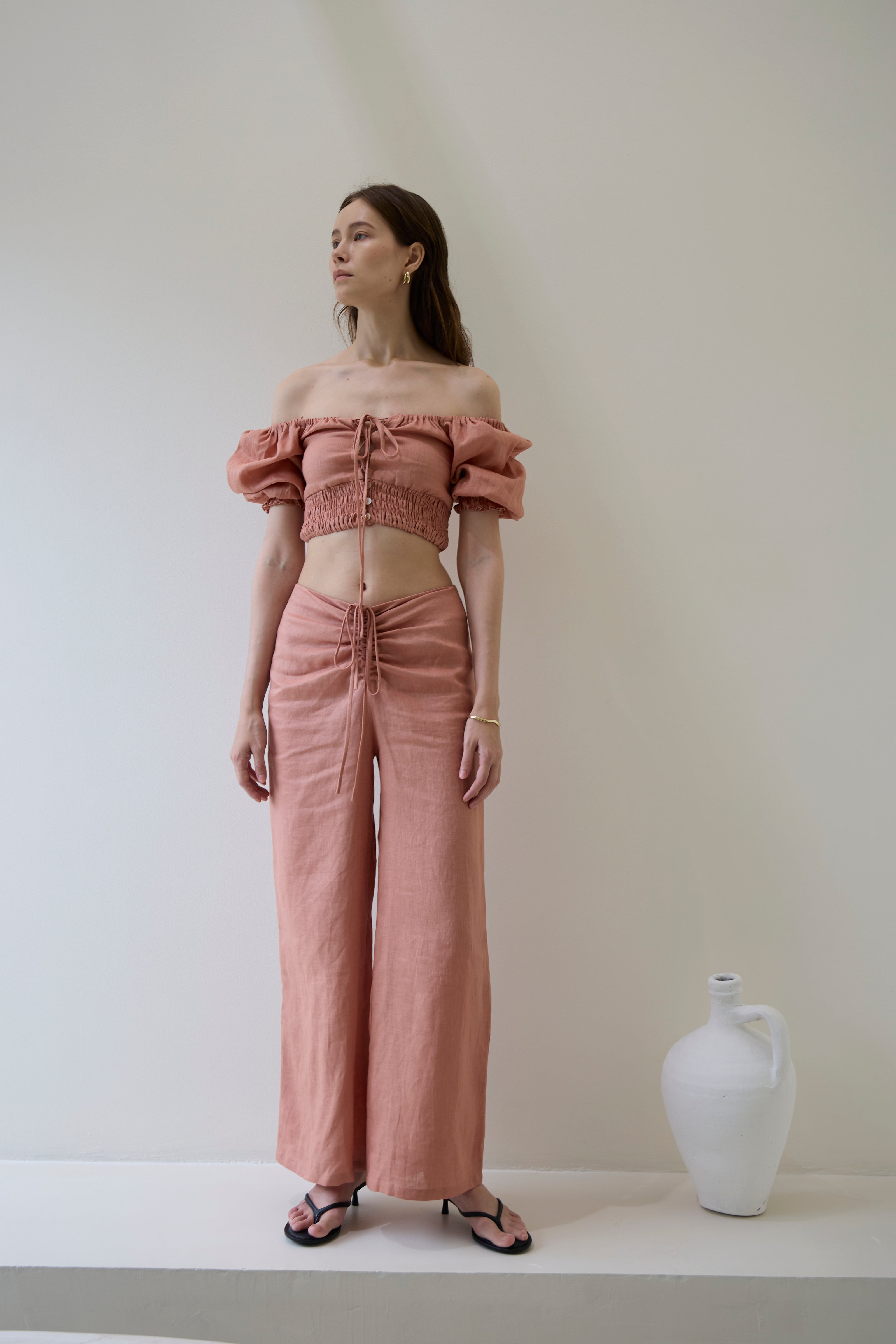 RABIAH TROUSER (TERRACOTTA)