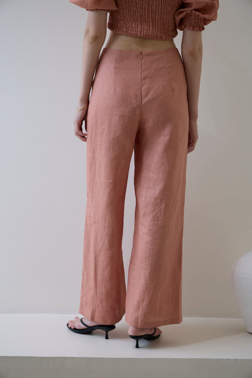 RABIAH TROUSER (TERRACOTTA)