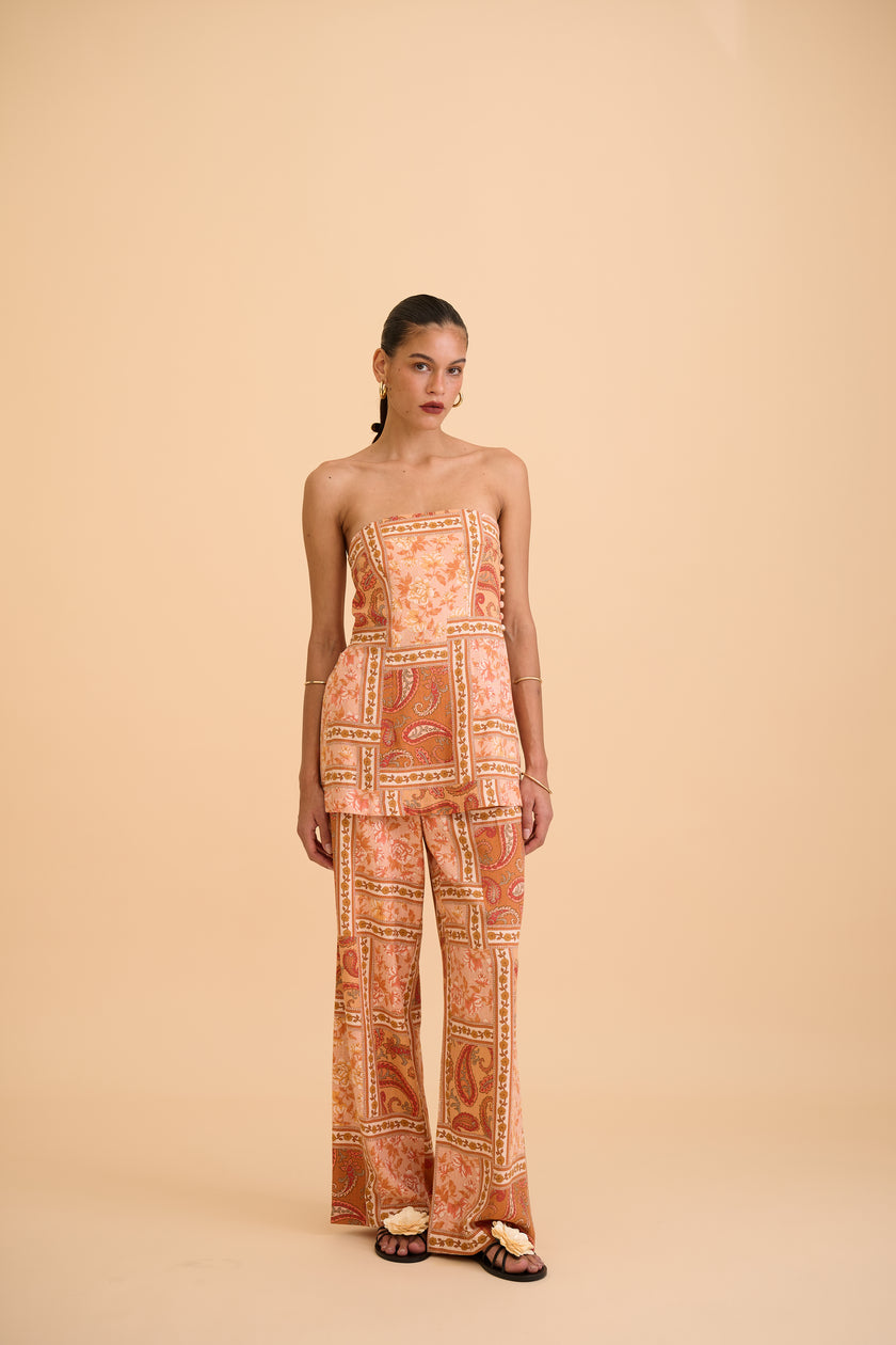 MEGARA STRAPLESS TOP