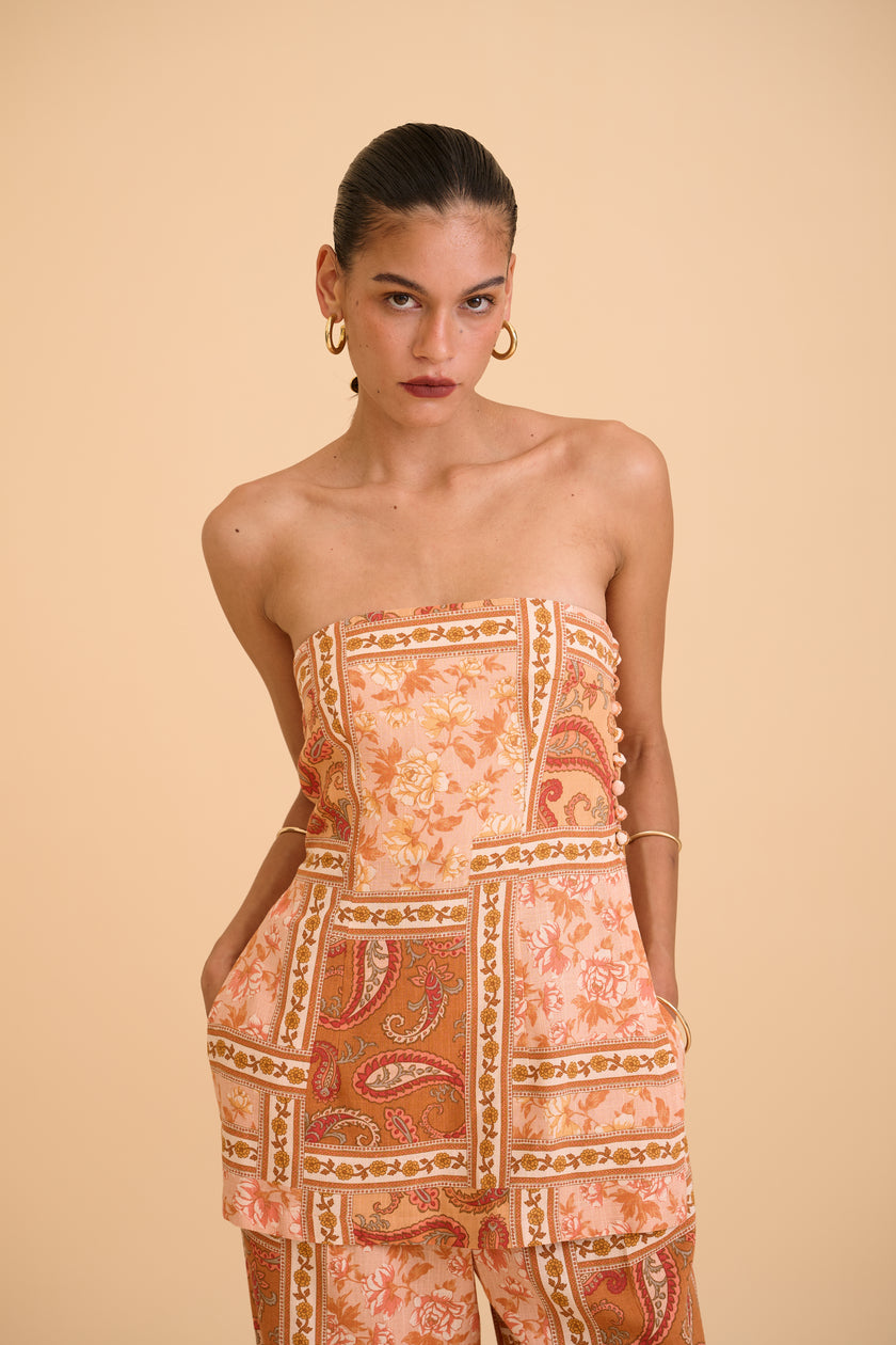 MEGARA STRAPLESS TOP - RICOCHET