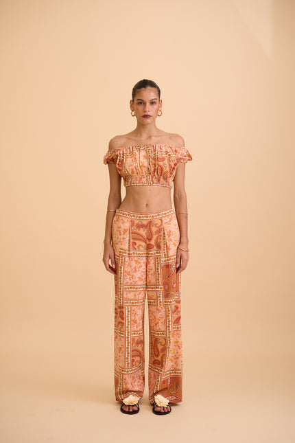 MEGARA PRINT TOP - RICOCHET