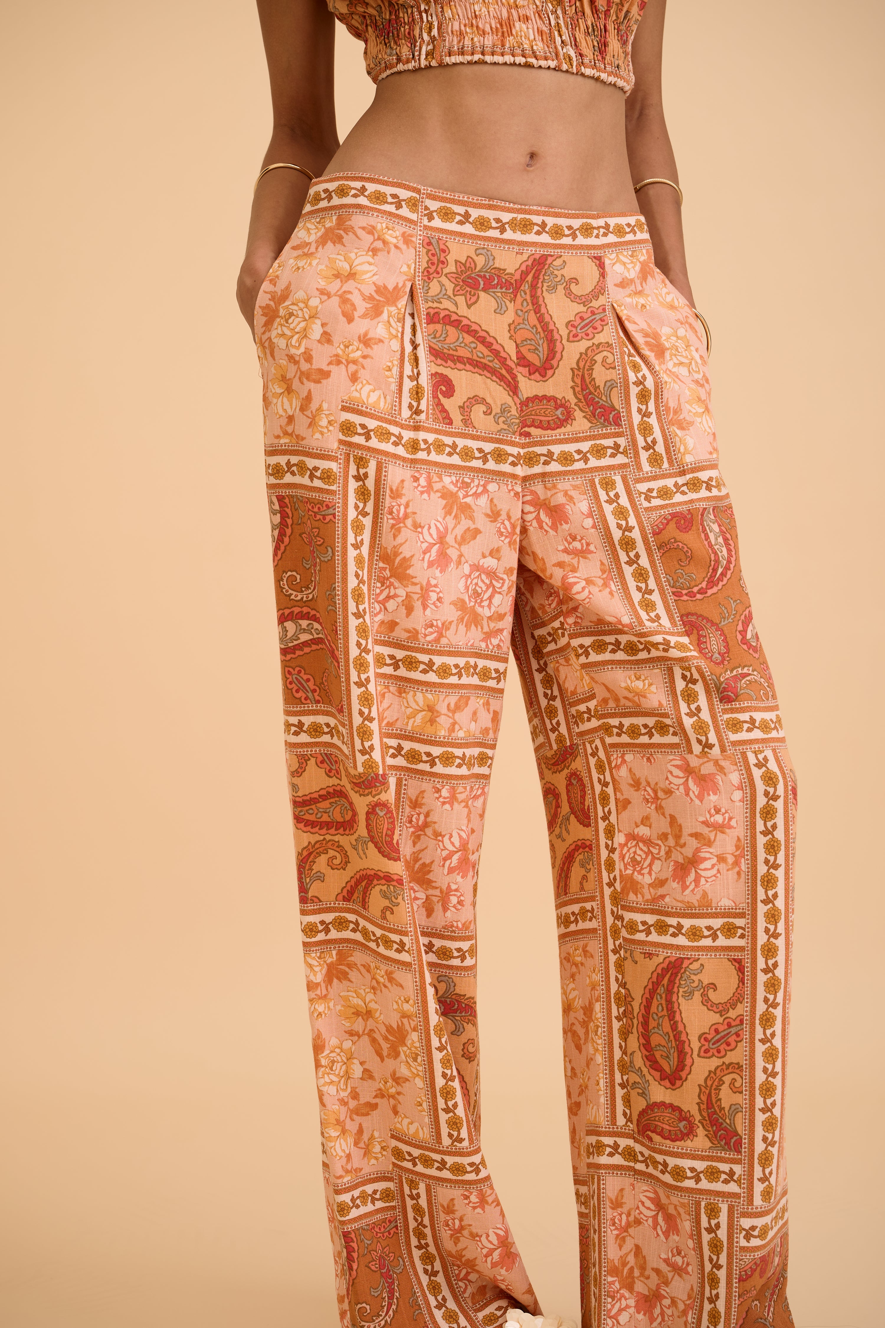 MEGARA PRINT TROUSER