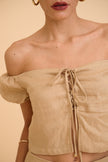 CATIA LACE-UP TOP
