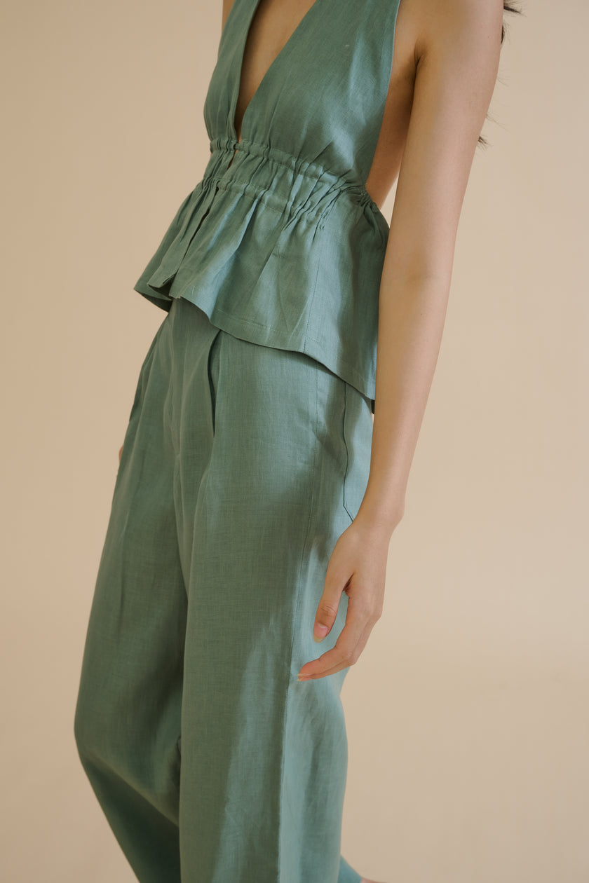 LEA TROUSER (SAGE)