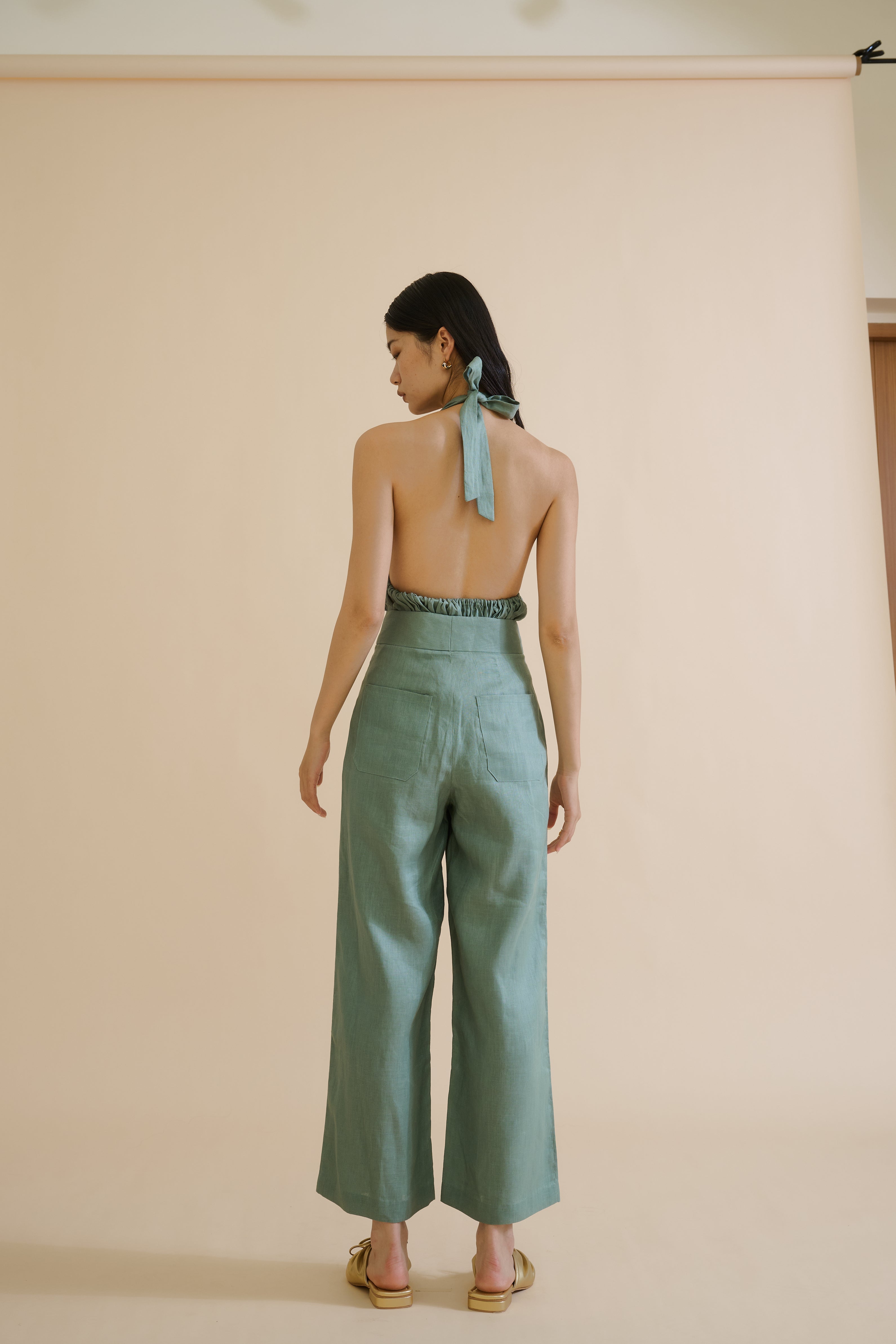 LEA TROUSER (SAGE)