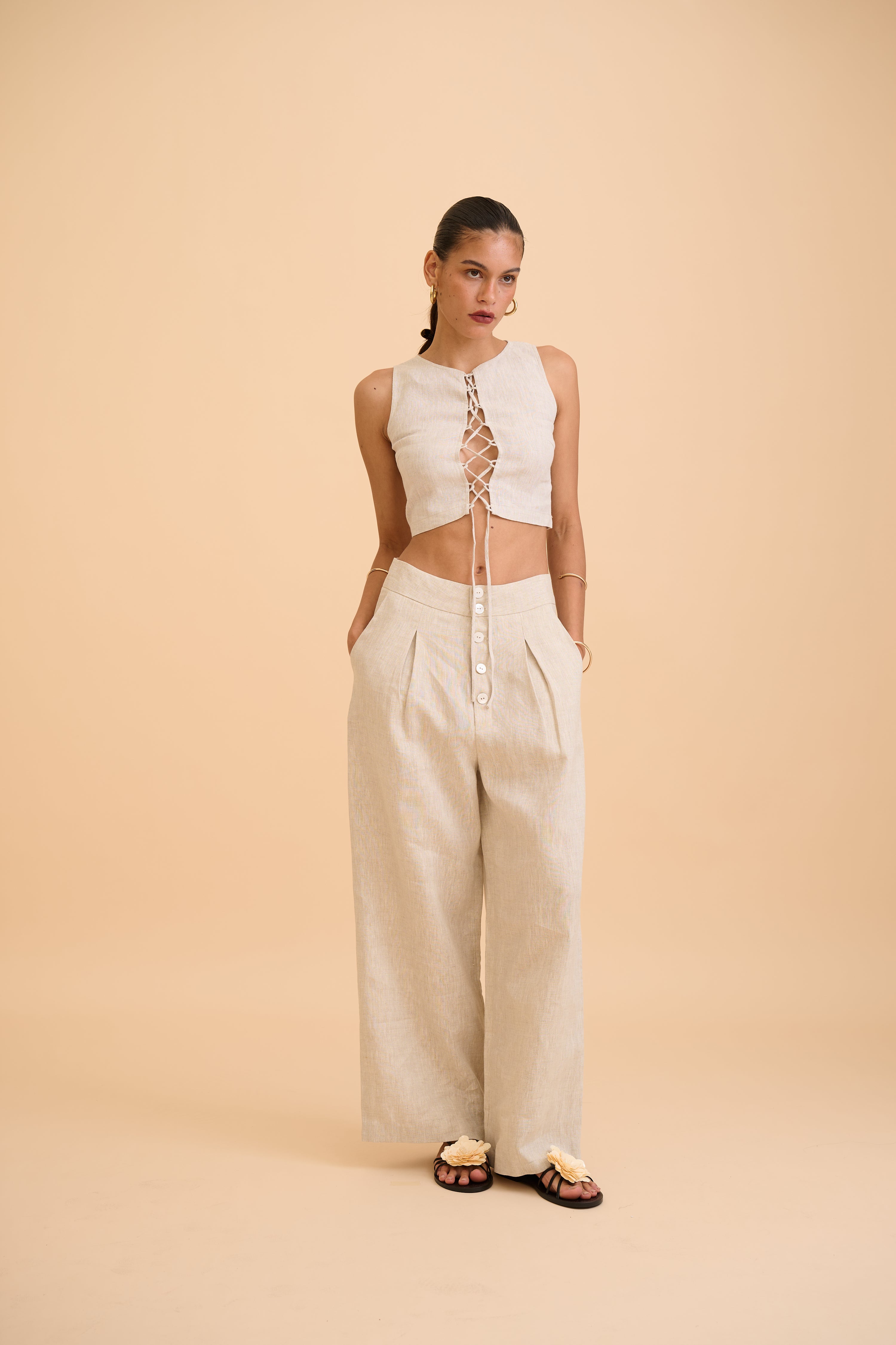 SAANVI LACE-UP TOP