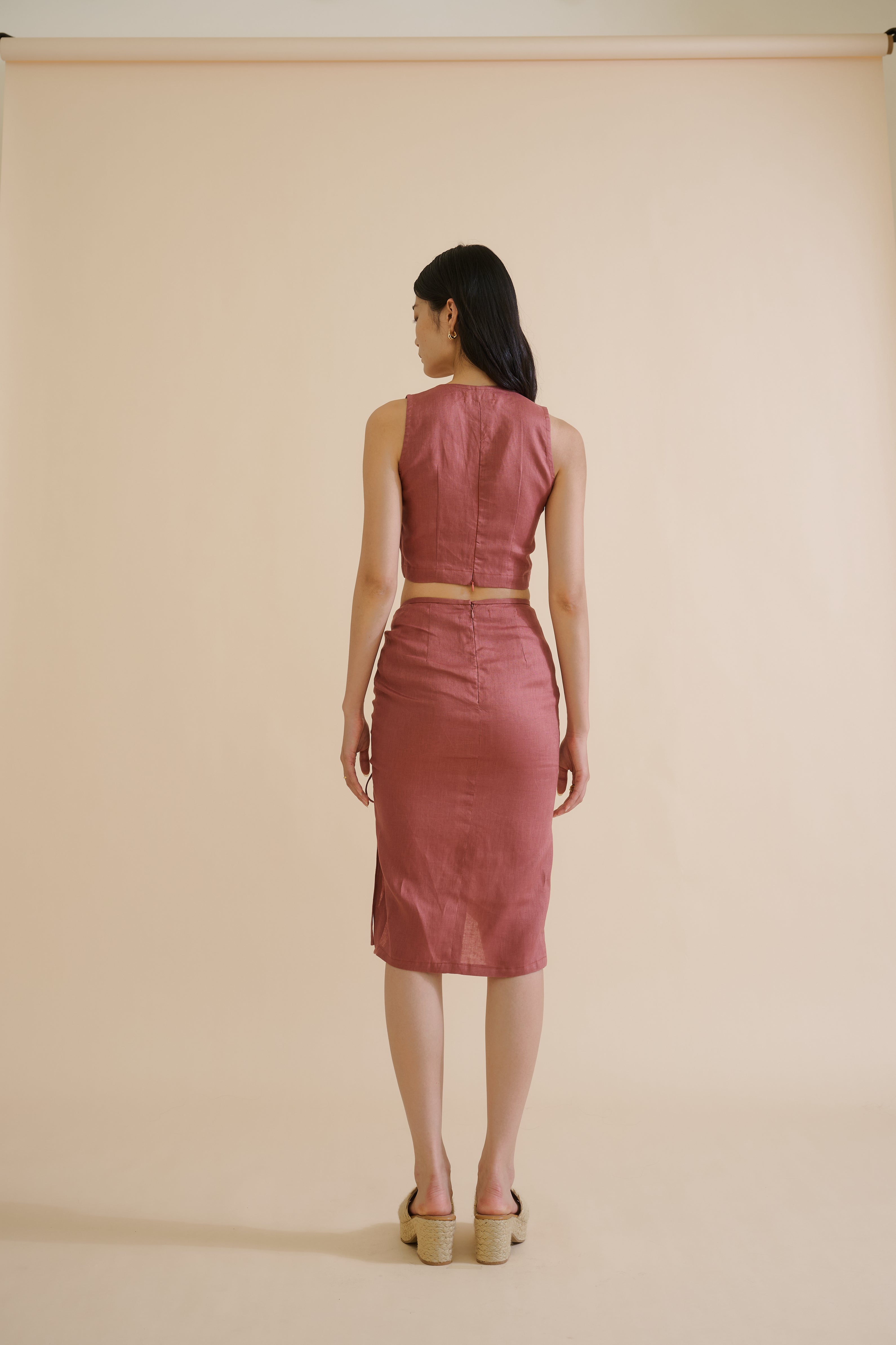 SAHAR SKIRT (CLAY) - RICOCHET