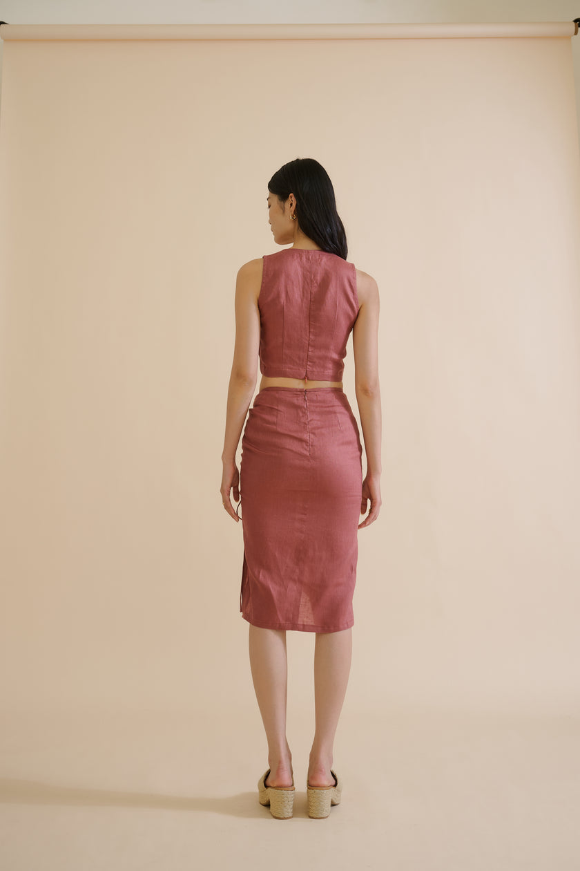 SAHAR SKIRT (CLAY) - RICOCHET