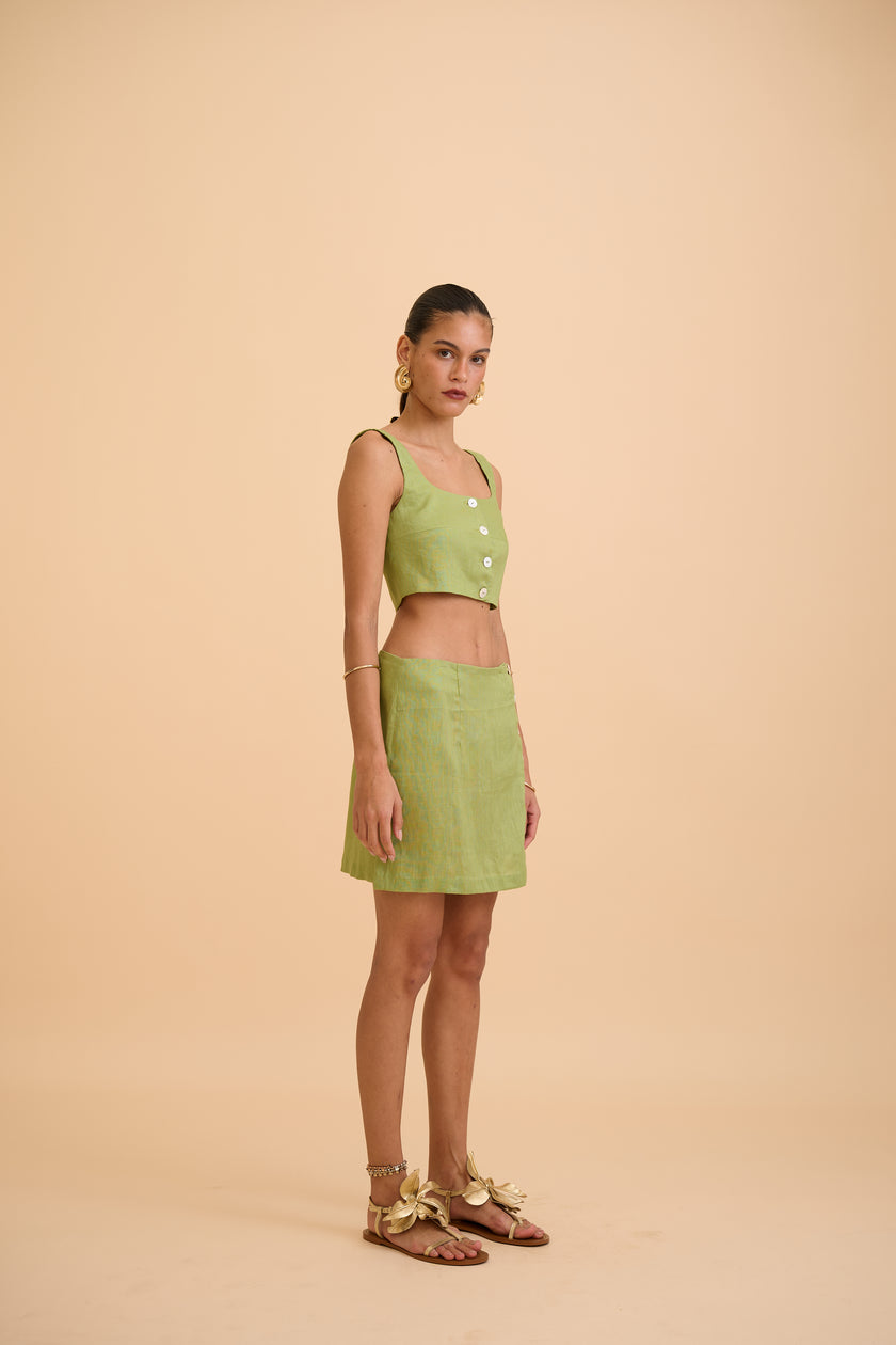 ANIKA MINI SKIRT - RICOCHET