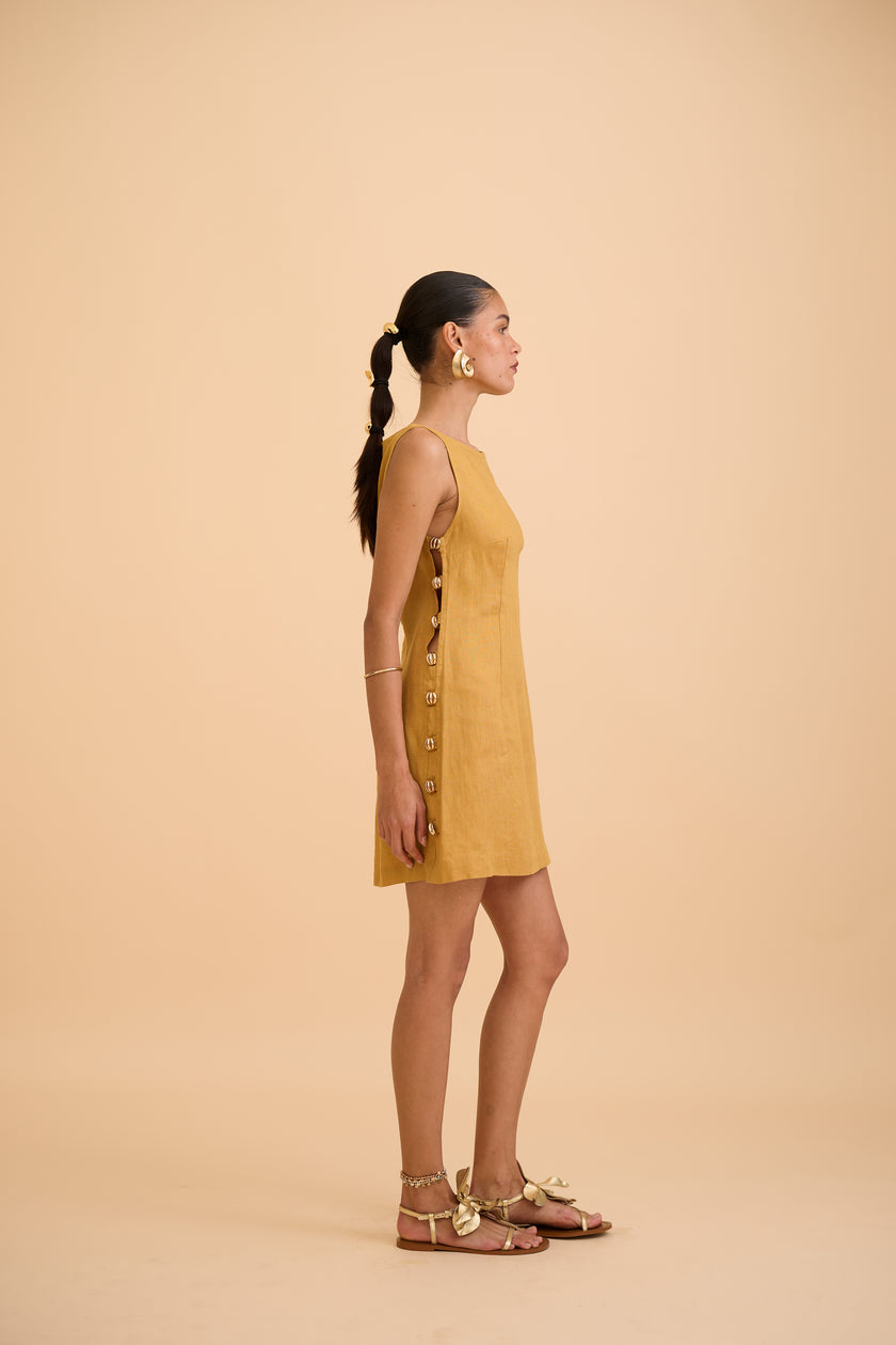 SALOMI CUT-OUT MINI DRESS