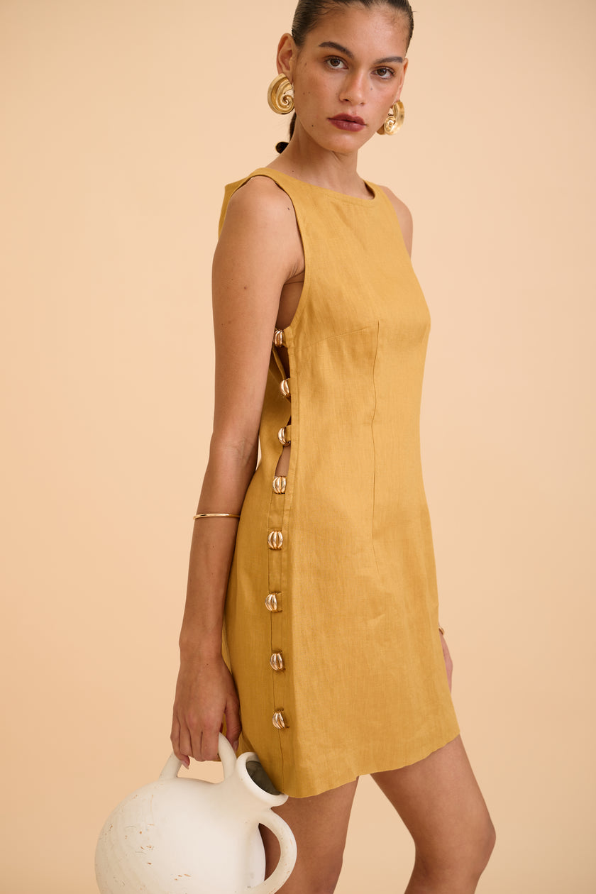 SALOMI CUT-OUT MINI DRESS