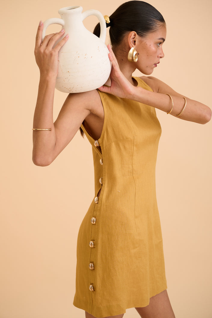 SALOMI CUT-OUT MINI DRESS