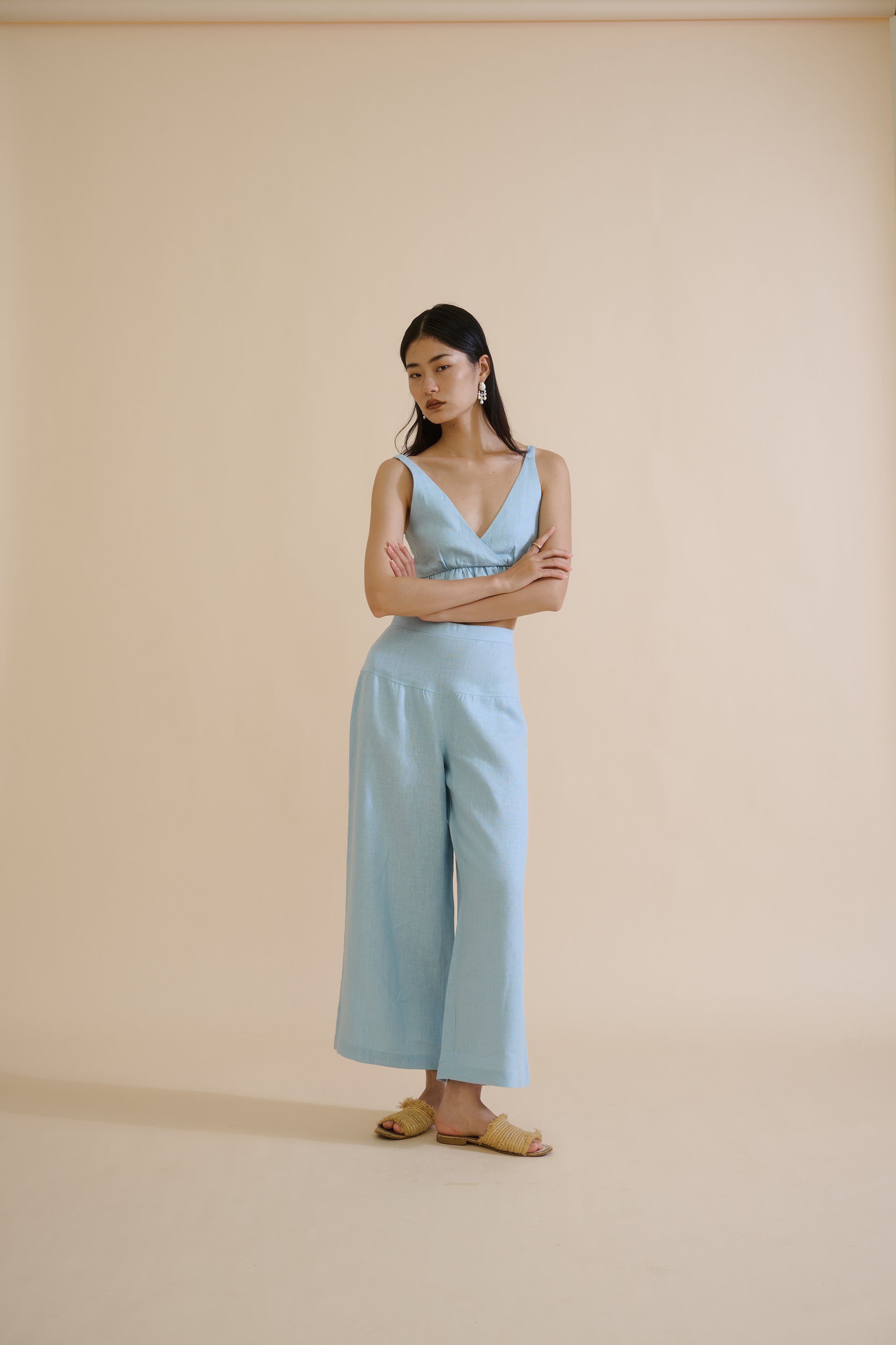 FURAHA TROUSER (CORNFLOWER)