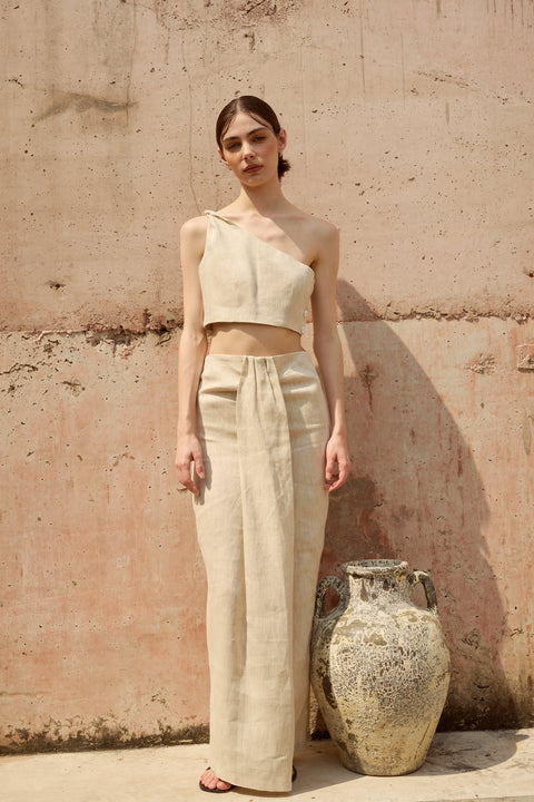 ARWA ONE-SHOULDER TOP - RICOCHET