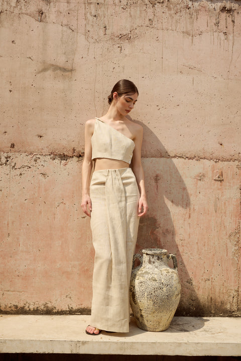 ARWA ONE-SHOULDER TOP - RICOCHET