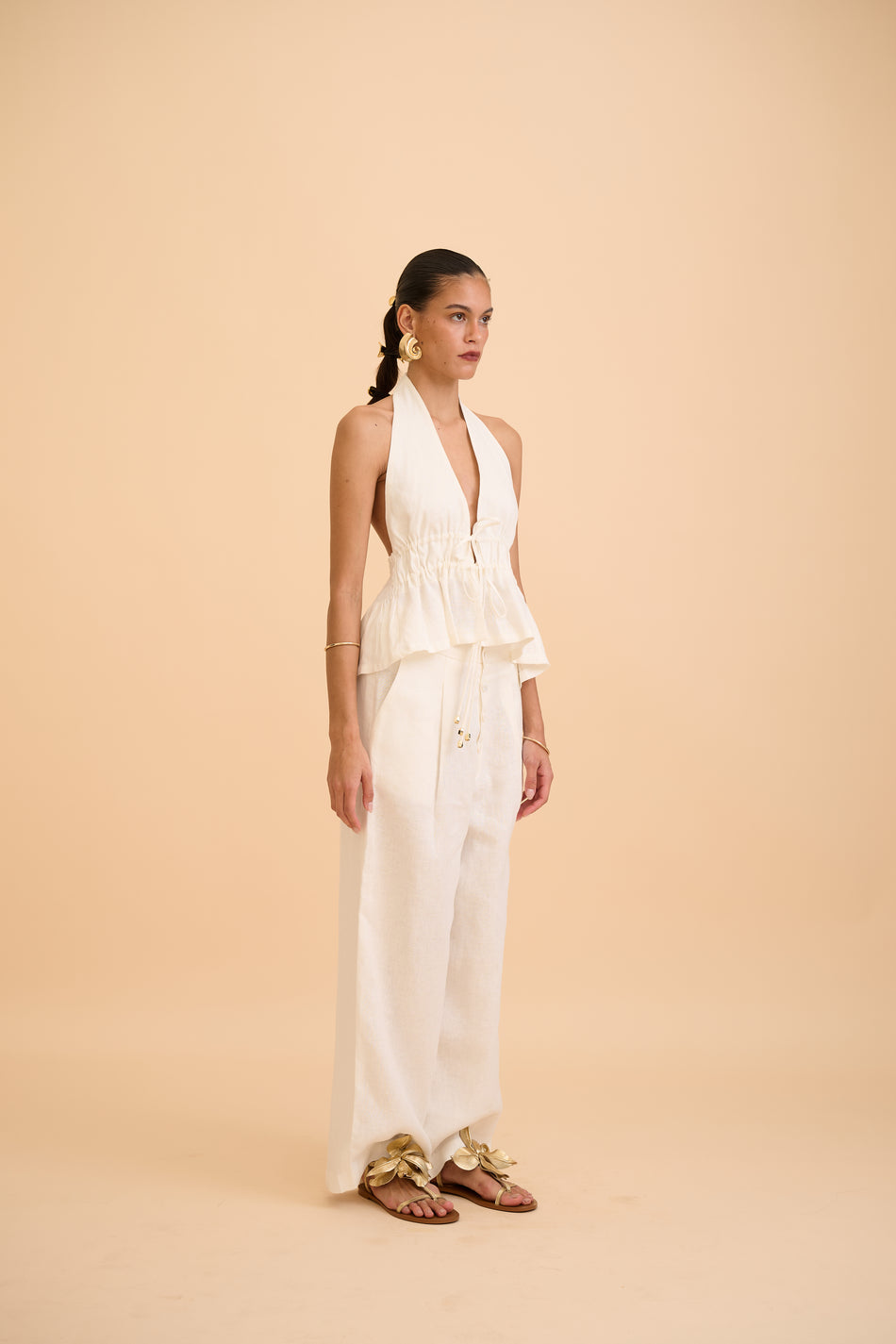 LUNE HALTER TOP - RICOCHET