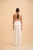 LUNE PEARL-BUTTONS TROUSER