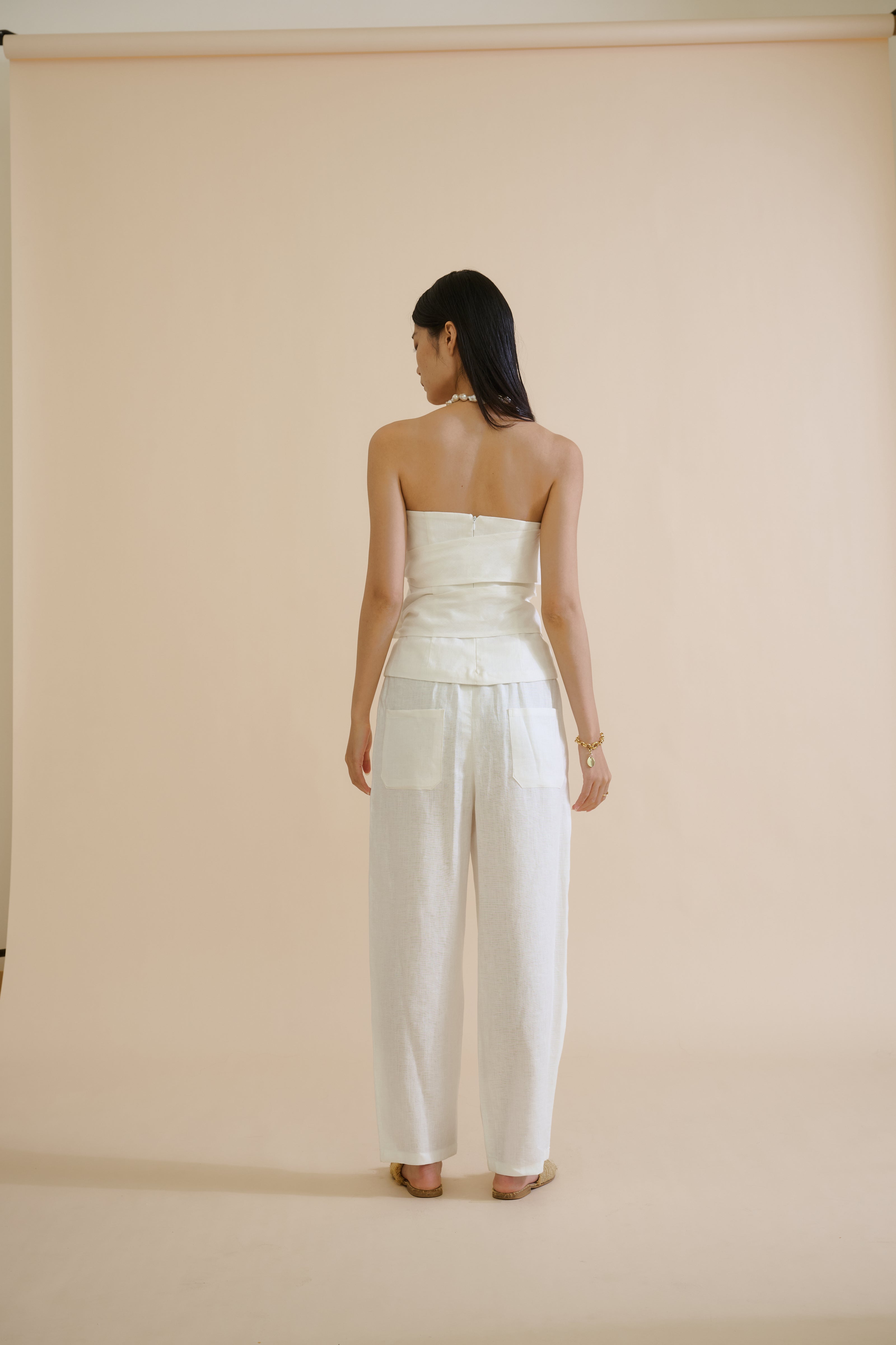 MILOS TROUSER (WHITE) - RICOCHET