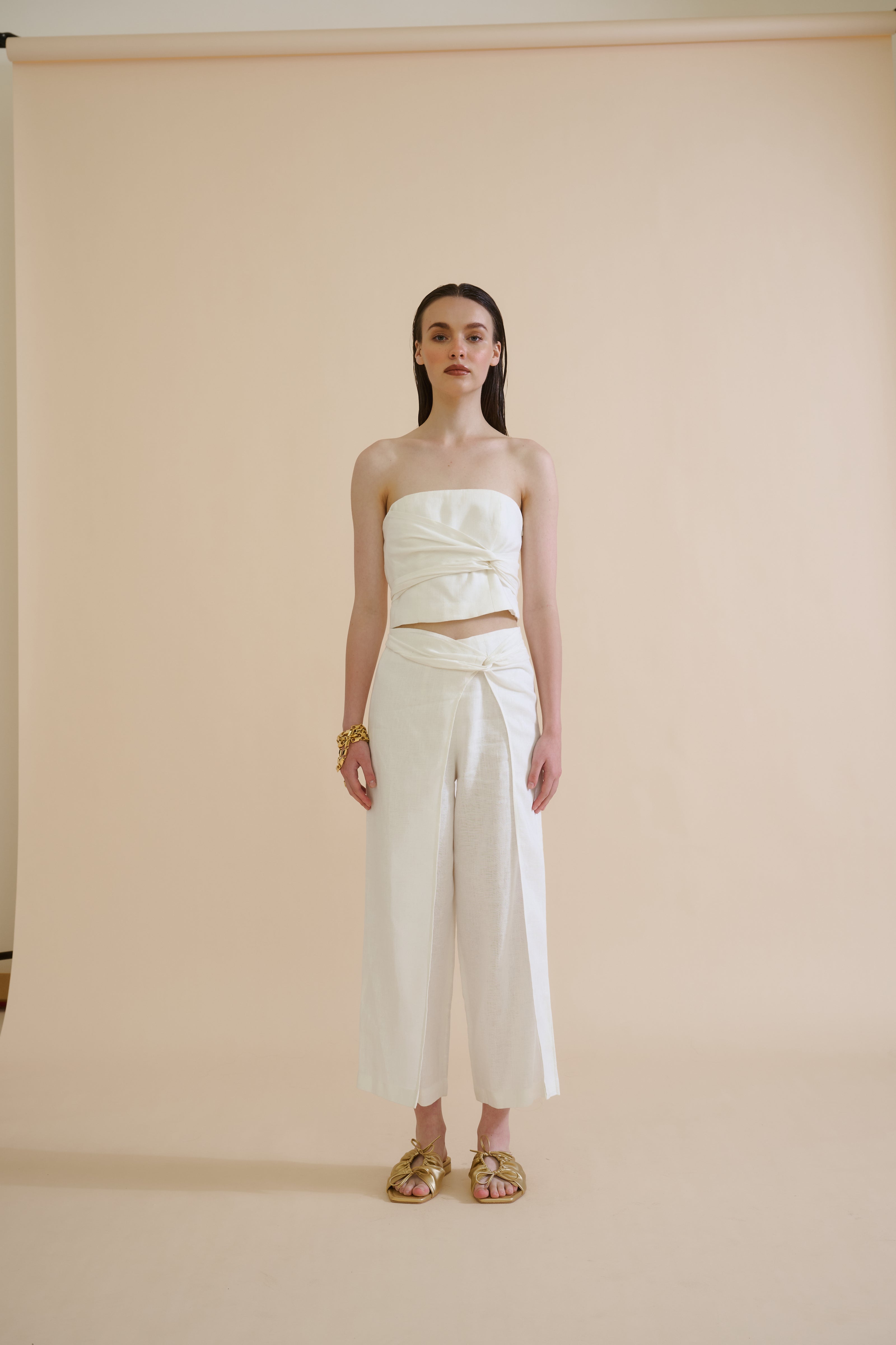 SUNNY STROLL TROUSER (WHITE) - RICOCHET