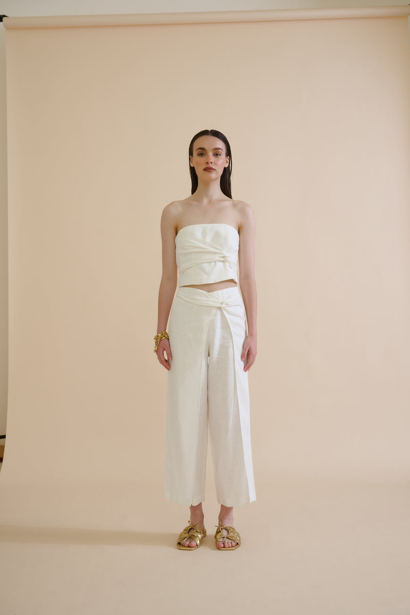 SUNNY STROLL TROUSER (WHITE) - RICOCHET