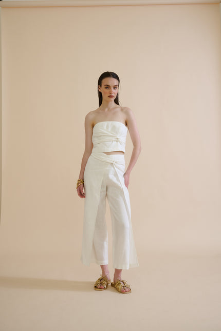 SUNNY STROLL TROUSER (WHITE) - RICOCHET