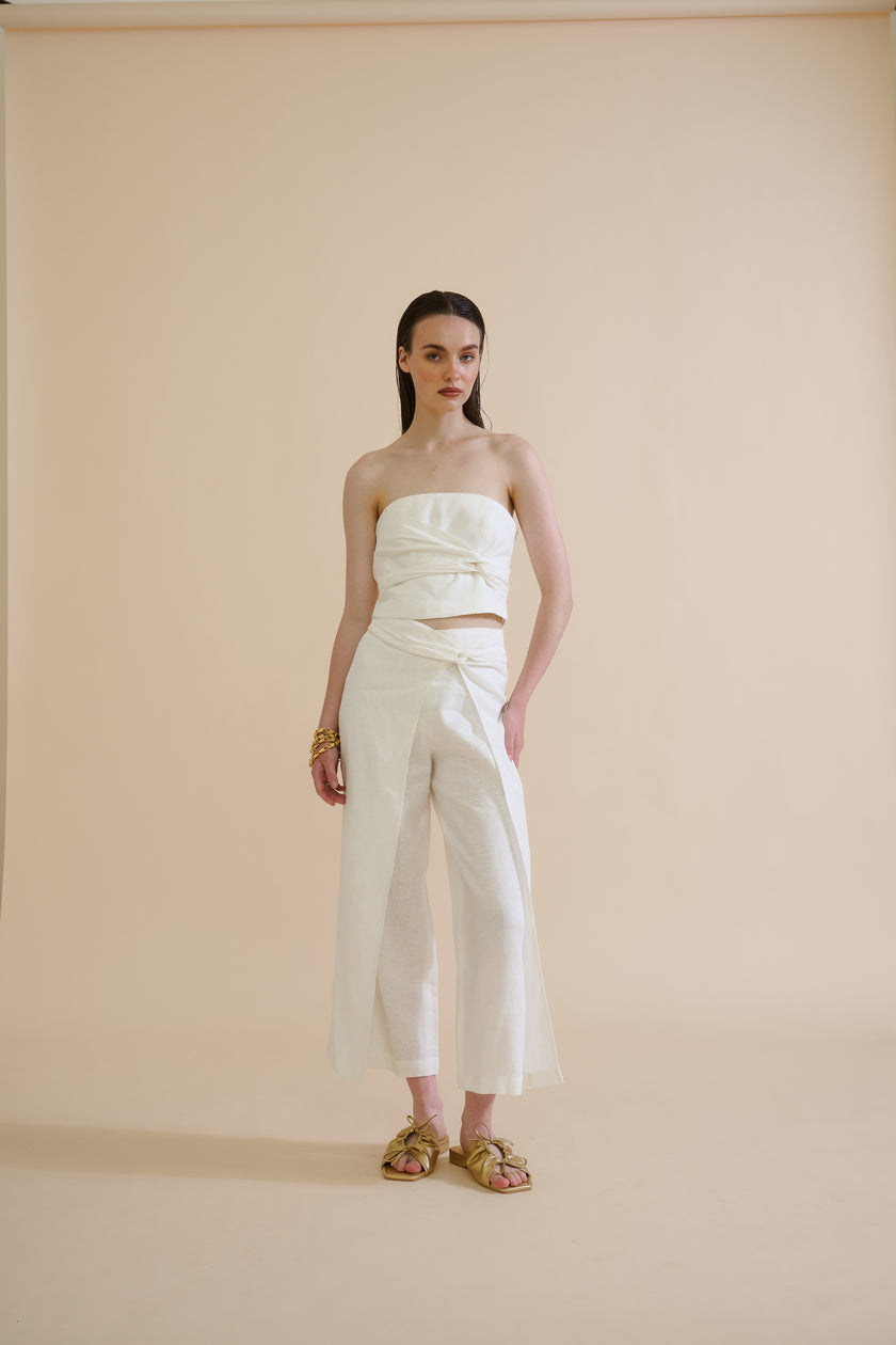 SUNNY STROLL TROUSER (WHITE) - RICOCHET