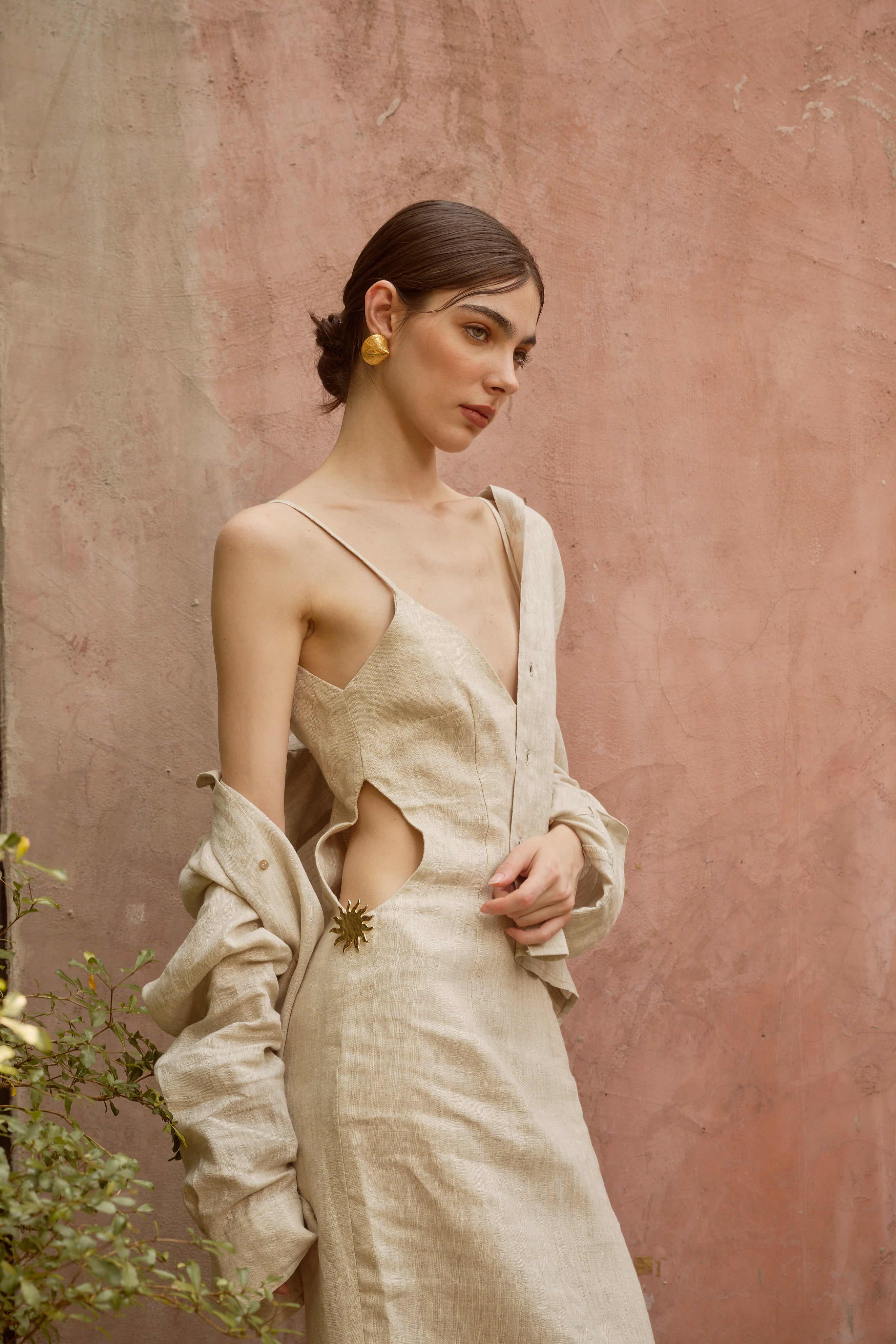 RAMI LINEN SHIRT - RICOCHET