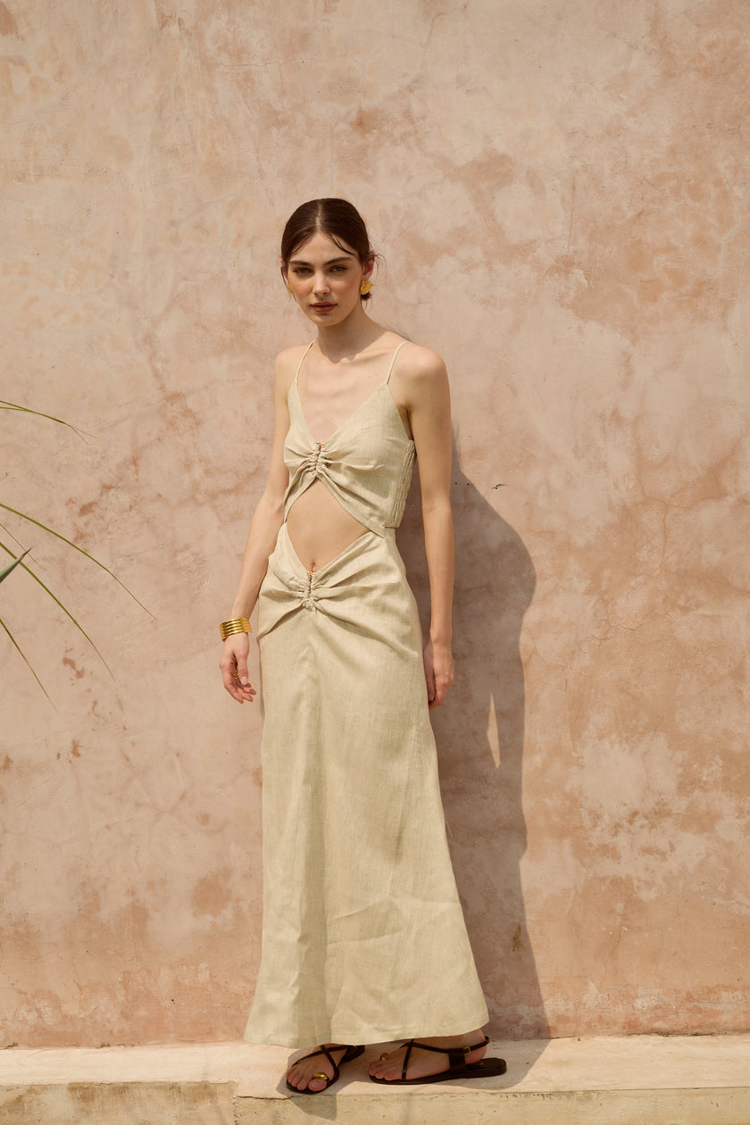 ARWA CUT-OUT DRESS - RICOCHET