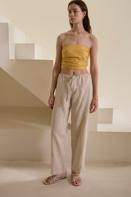 SALOMI STRAPLESS TOP