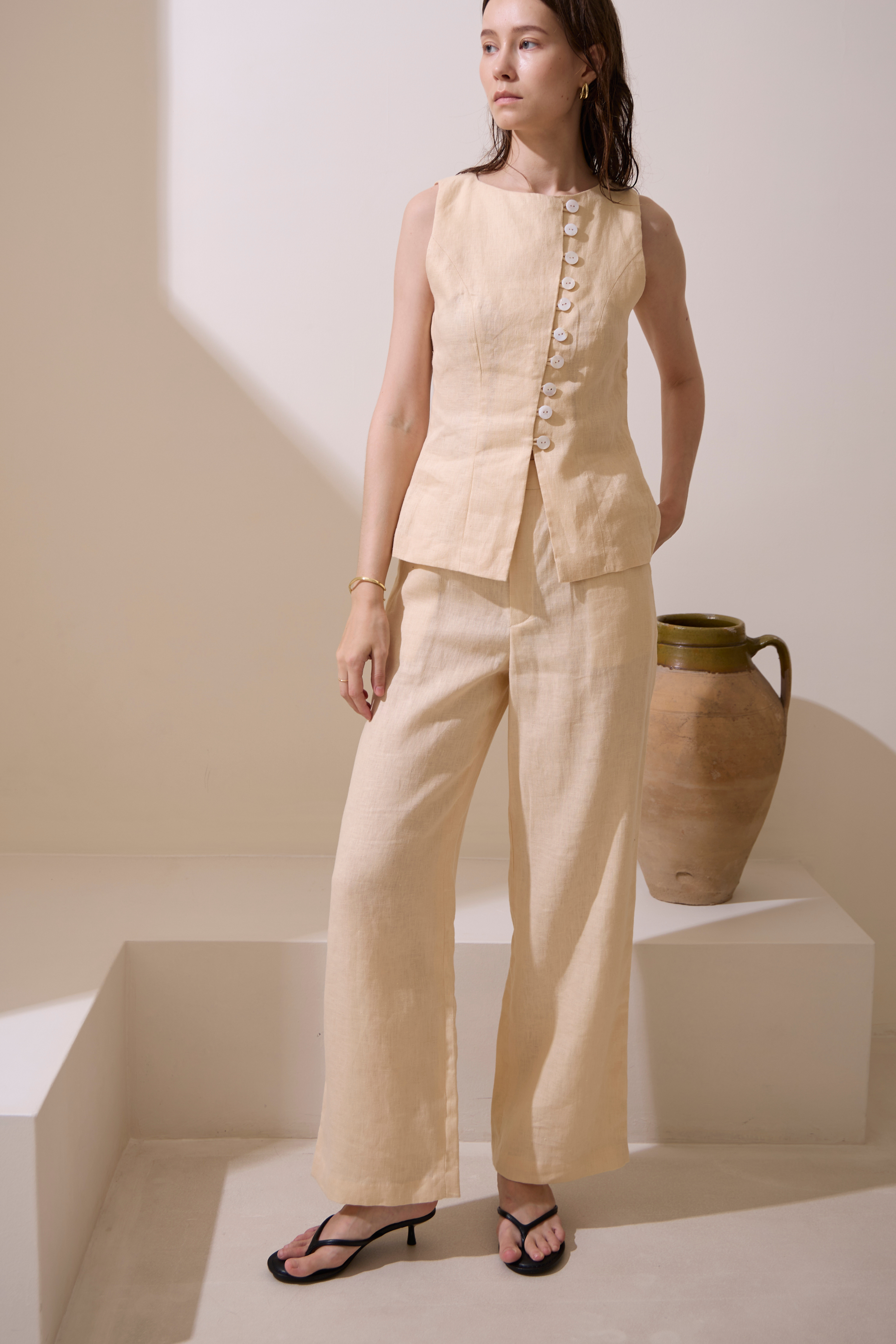 DANIELI PEARL BUTTONS TOP