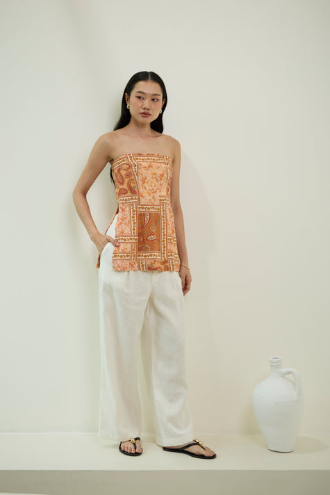 MEGARA STRAPLESS TOP