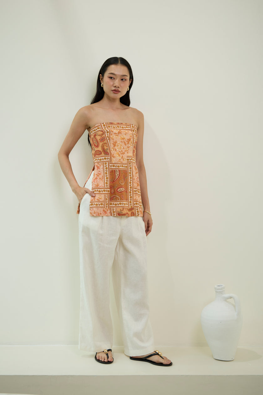 MEGARA STRAPLESS TOP - RICOCHET